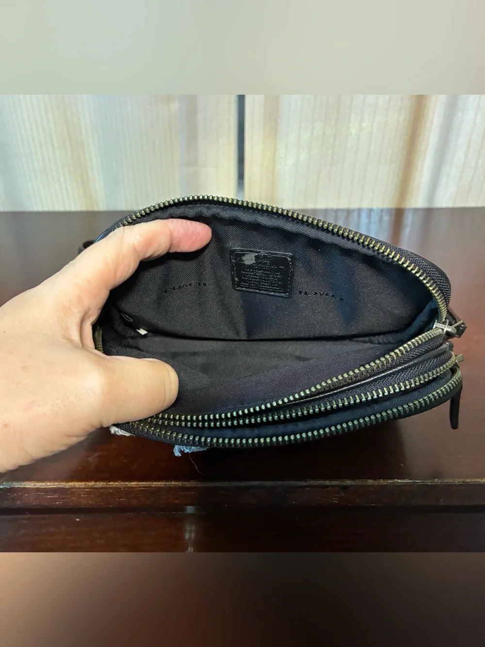 Coach Y2K Denim Patchwork Crossbody